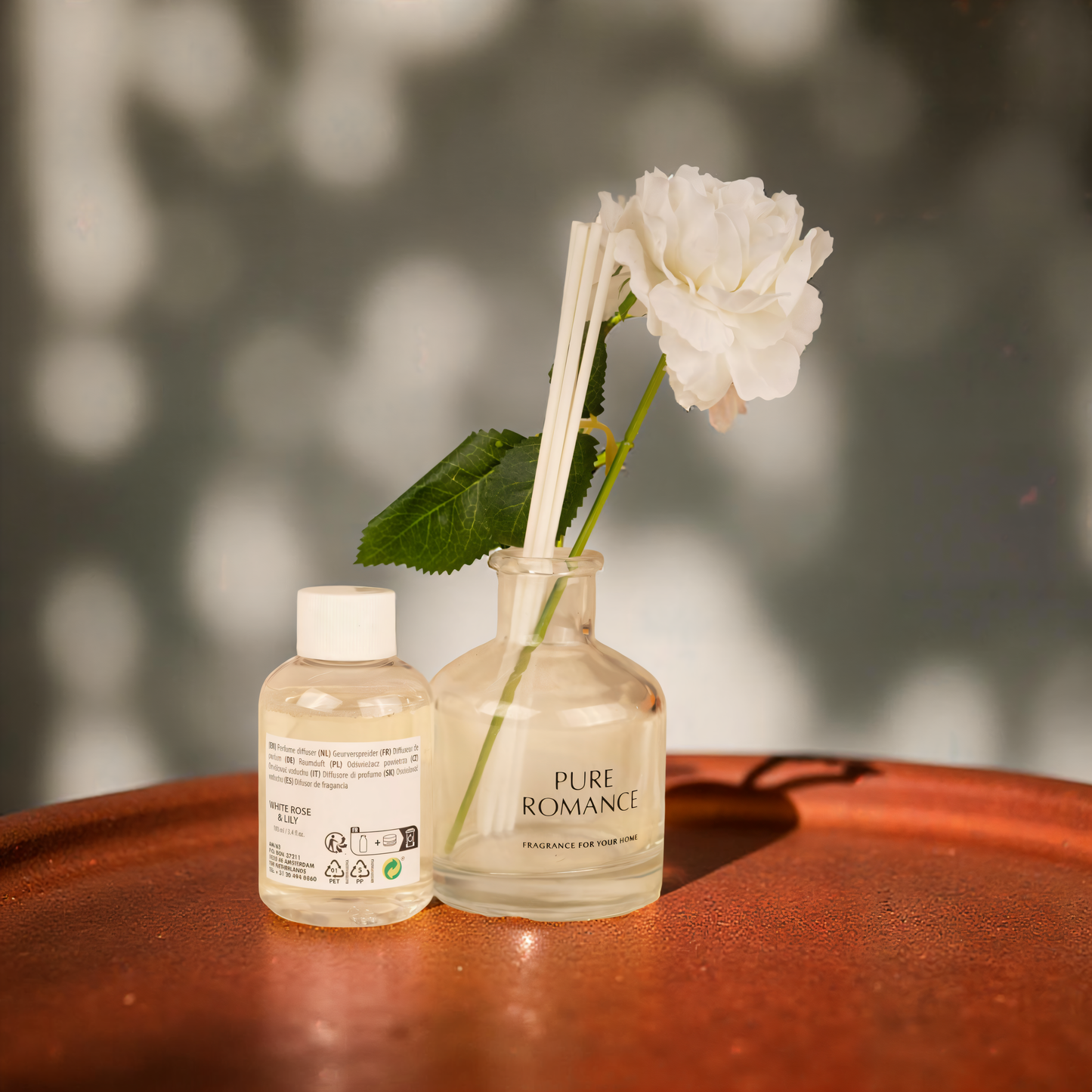 White Rose & Lily Reed Diffuser Set – Home Fragrance