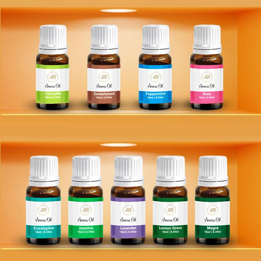 Premium Aroma Oil Set of 9 (10ml Each)