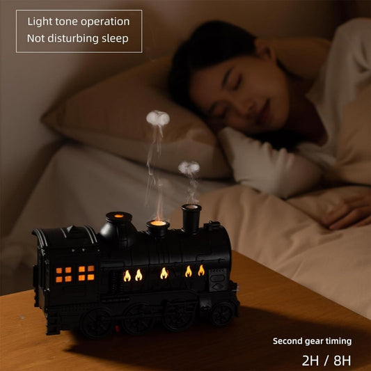 Steam Train Aroma Diffuser & Cool Mist Humidifier | Essential Oil Diffuser with LED Lights