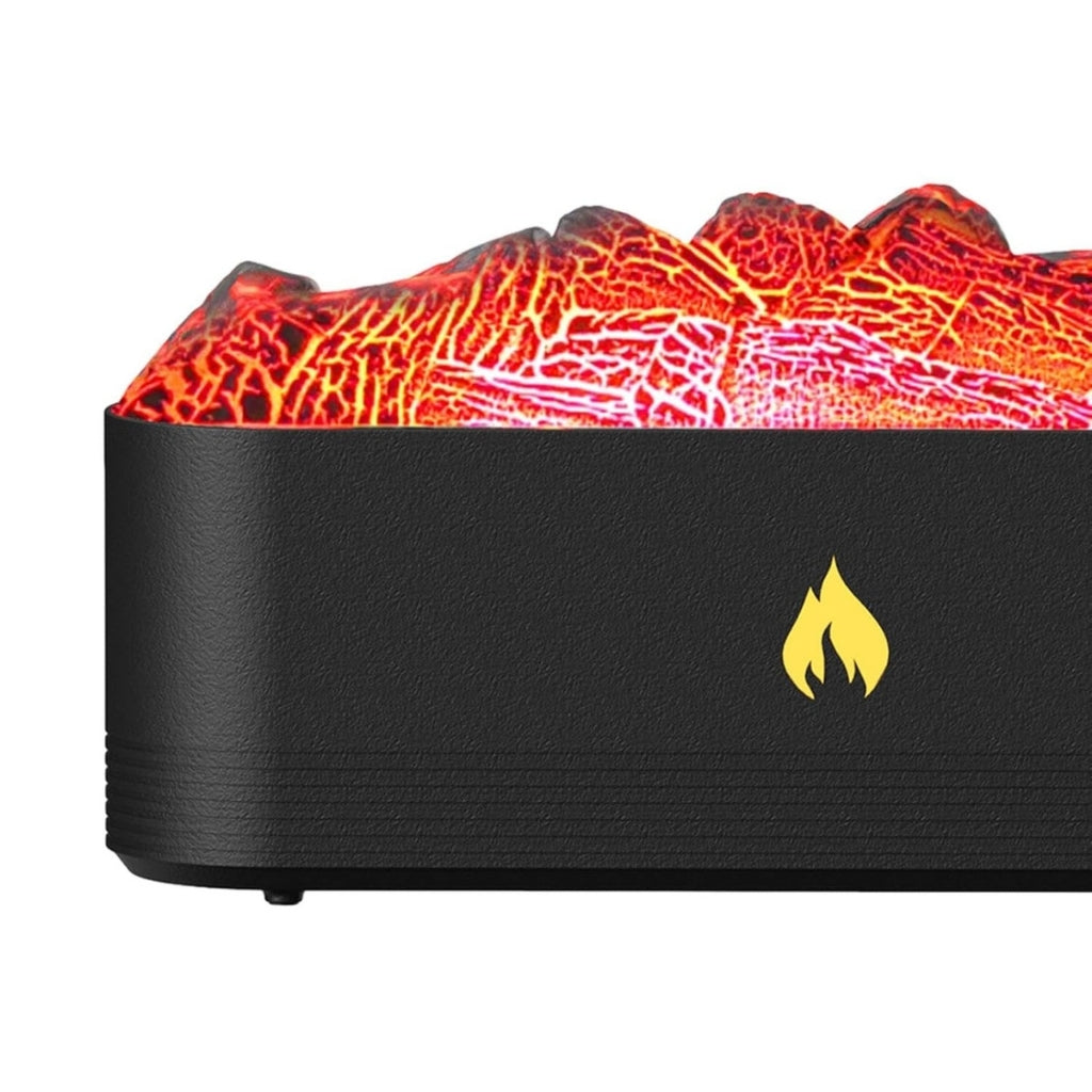 Lava Fire Effect Aroma Diffuser/Cool Mist Humidifier | Essential Oil Diffuser with LED Light