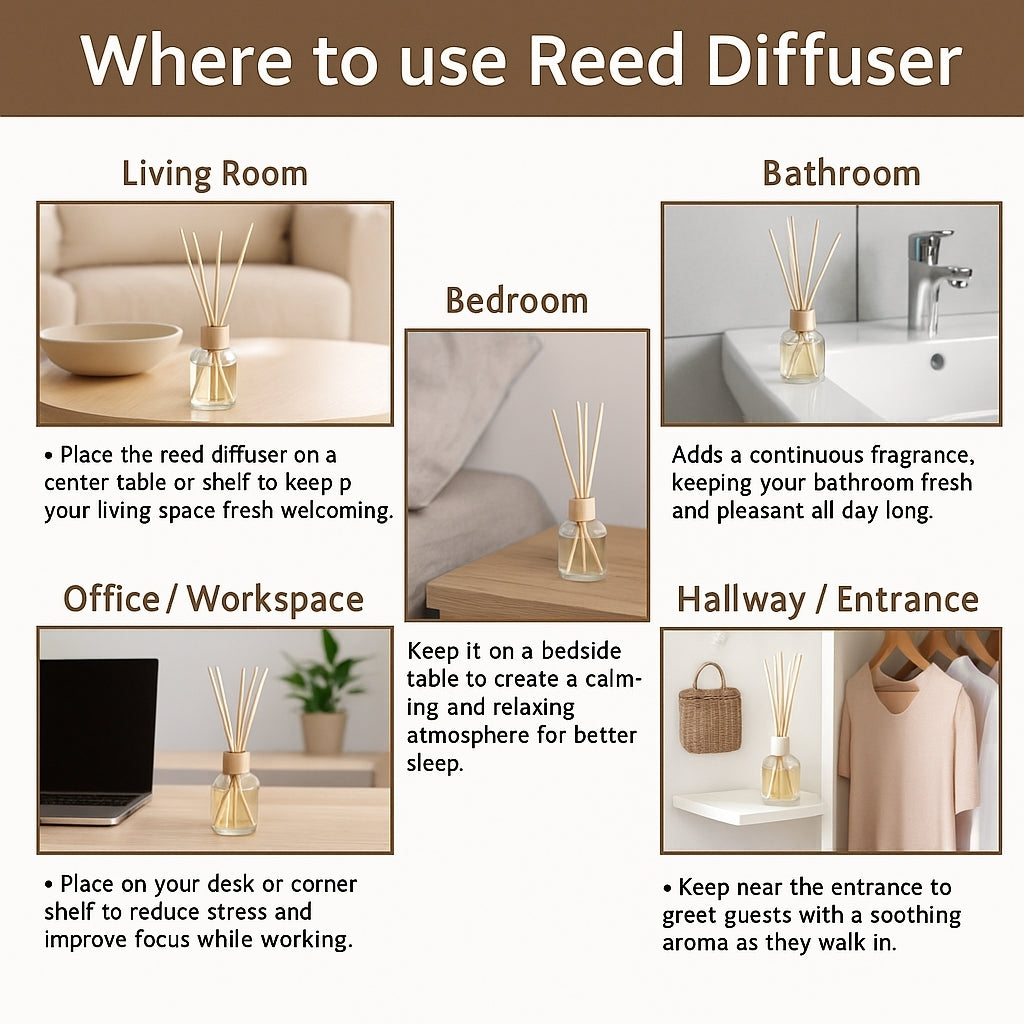 White Lily Reed Diffuser – Luxury Home Fragrance 50ml