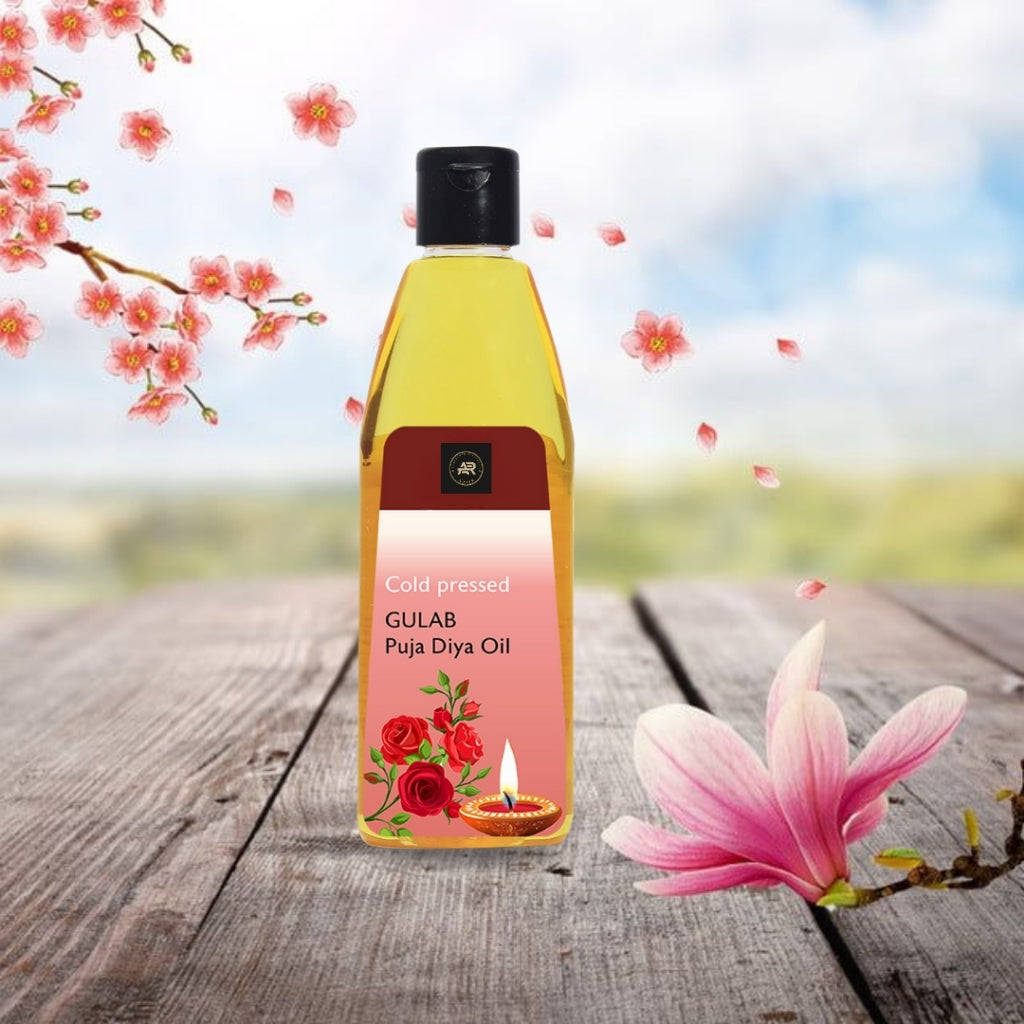 Cold Pressed Gulab (Rose) Puja Diya Oil – 225ml