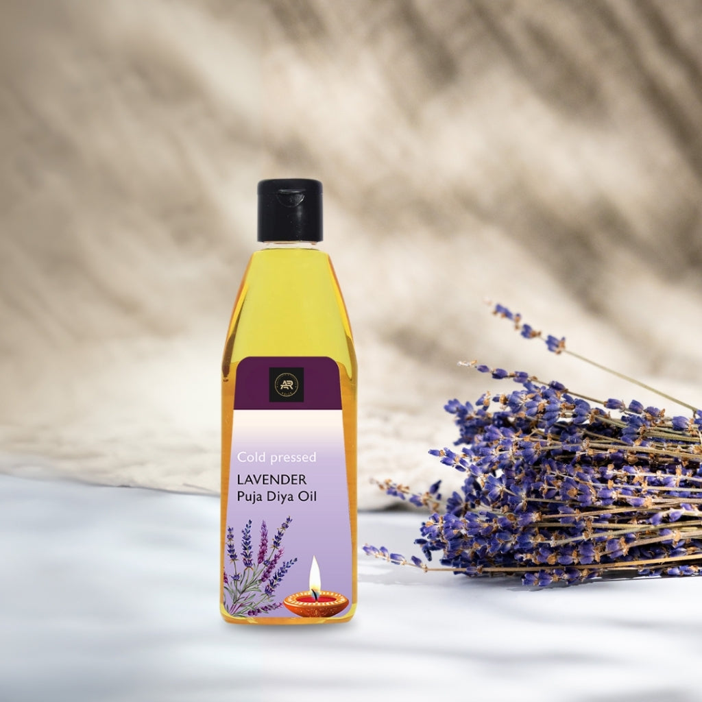 Cold Pressed Lavender Puja Diya Oil – 225ml