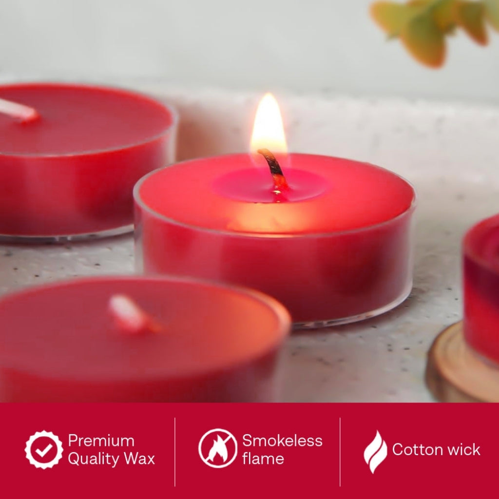 White Jasmine Tealight Candles – Aromatherapy & Relaxation