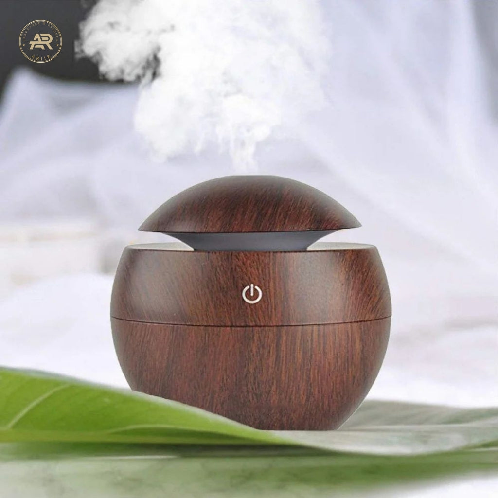 Wooden Finish Ultrasonic Aroma Diffuser & Humidifier
