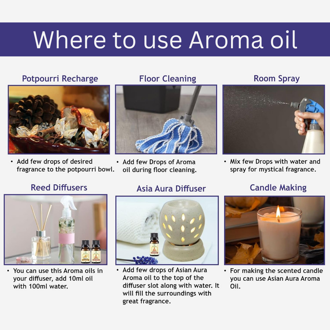 Rose Aroma Oil 100ml – Essential Oil for Diffuser & Humidifier