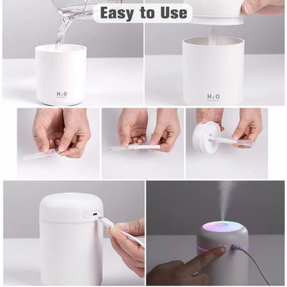 H2O Portable LED Aroma Diffuser & Humidifier