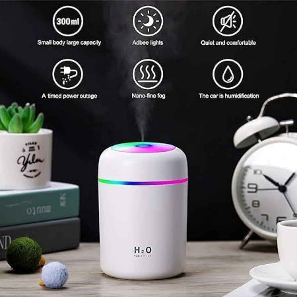 H2O Portable LED Aroma Diffuser & Humidifier