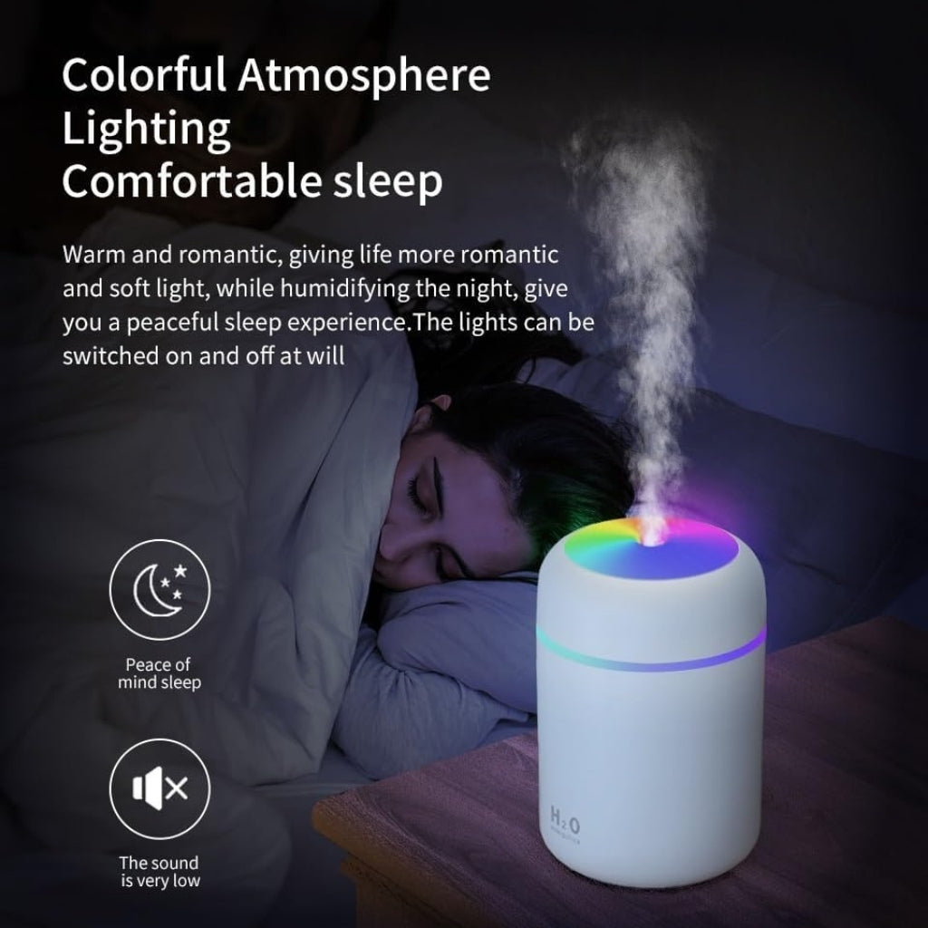 H2O Portable LED Aroma Diffuser & Humidifier