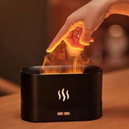 LED Fire Light Essential Oil Diffuser/Humidifier | Aromatherapy Mist Maker