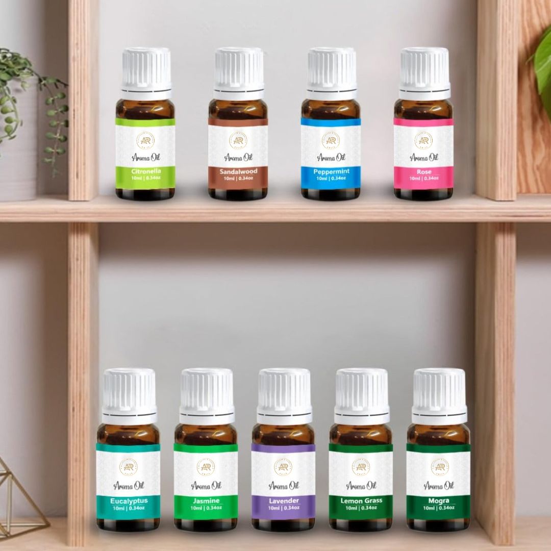 Premium Aroma Oil Set of 9 (10ml Each)