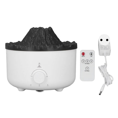 Volcano Flame Aroma Diffuser & Cool Mist Humidifier | Essential Oil Diffuser with LED Lava Effect