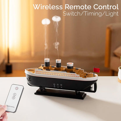 Titanic Ship Aroma Diffuser/Cool Mist Humidifier | LED Essential Oil Diffuser for Home & Office