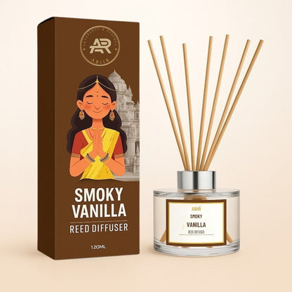 Smoky Vanilla Reed Diffuser – Home Fragrance 120ml