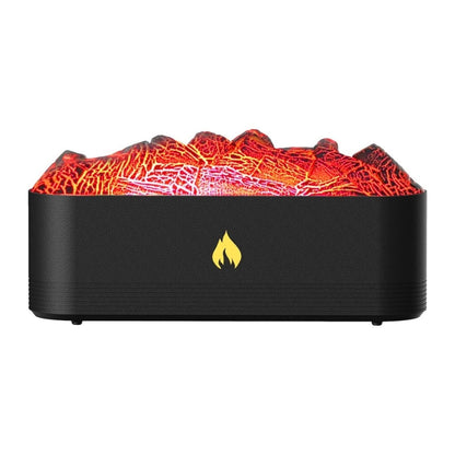 Lava Fire Effect Aroma Diffuser/Cool Mist Humidifier | Essential Oil Diffuser with LED Light