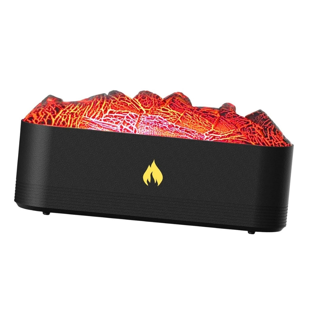 Lava Fire Effect Aroma Diffuser/Cool Mist Humidifier | Essential Oil Diffuser with LED Light