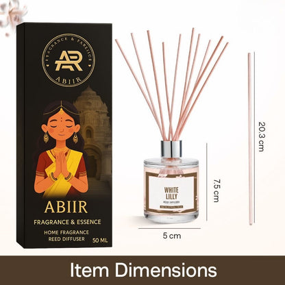 White Lily Reed Diffuser – Luxury Home Fragrance 50ml