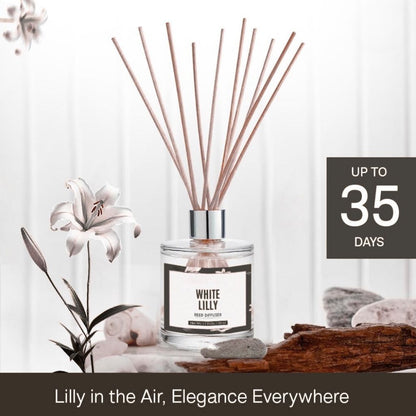 White Lily Reed Diffuser – Luxury Home Fragrance 50ml
