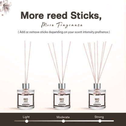 White Lily Reed Diffuser – Luxury Home Fragrance 50ml