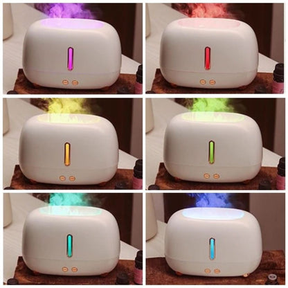 Modern Flame Effect Aroma Diffuser & Cool Mist Humidifier