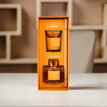 Apple & Cinnamon Home Fragrance Gift Set