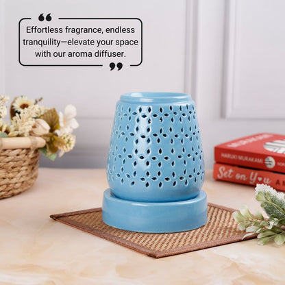 Red Ceramic Electric Aroma Diffuser with Oils