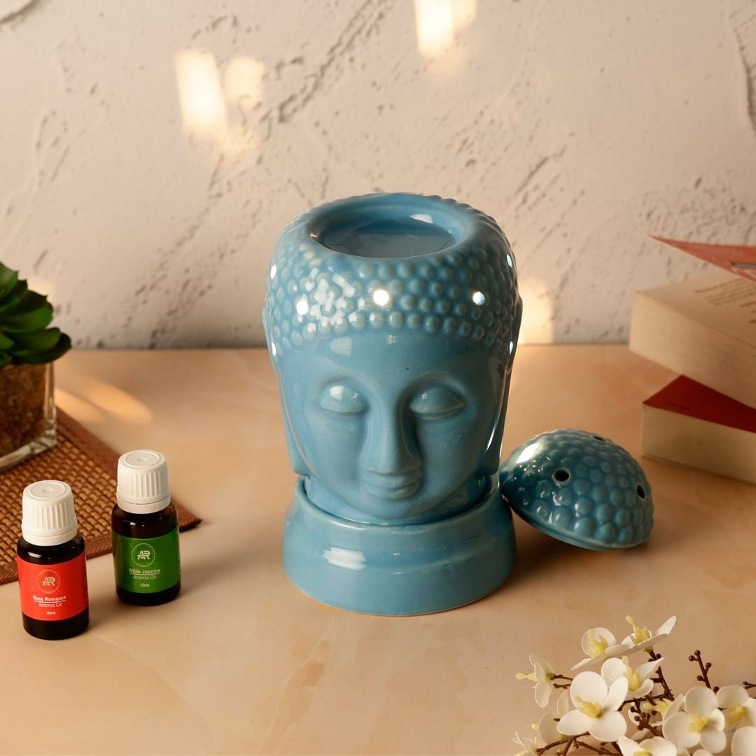 Blue Buddha Ceramic Electric Aroma Diffuser with Oils