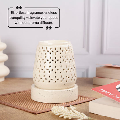 Red Ceramic Electric Aroma Diffuser with Oils