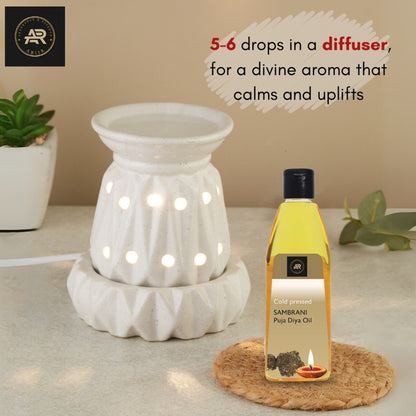 Cold Pressed Sambrani Puja Diya Oil – 225ml