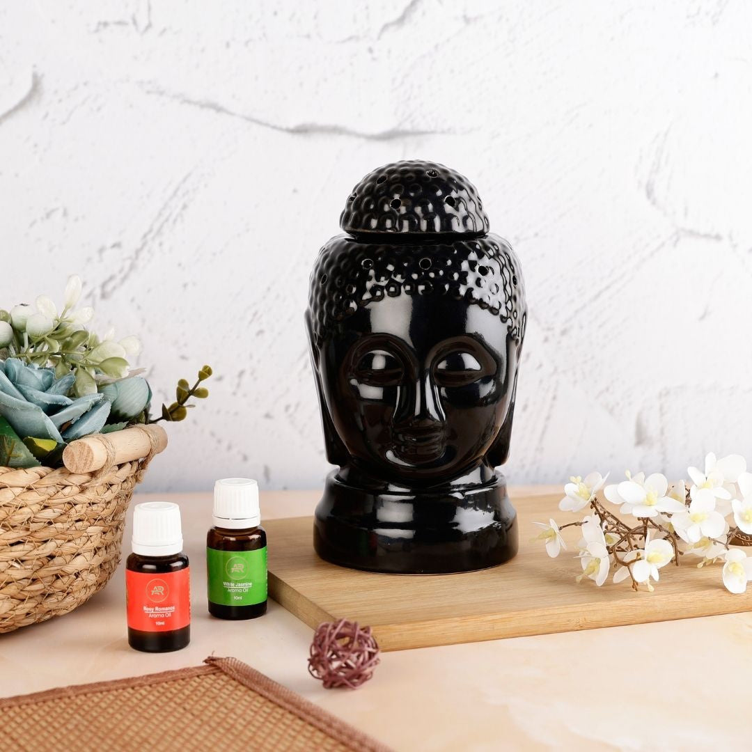 Blue Buddha Ceramic Electric Aroma Diffuser with Oils
