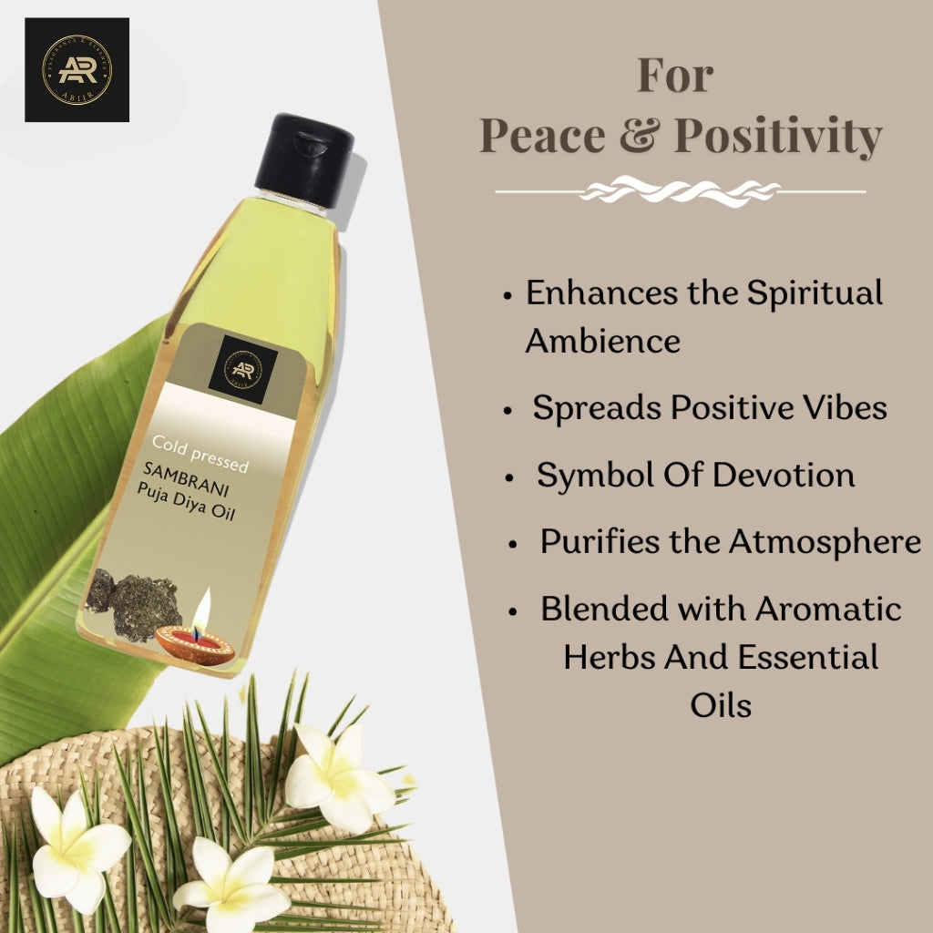 Cold Pressed Sambrani Puja Diya Oil – 225ml