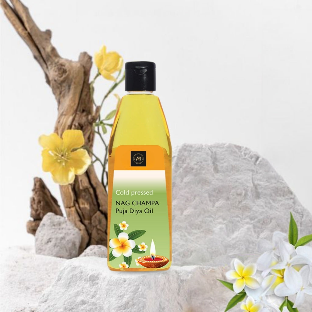 Cold Pressed Nag Champa Puja Diya Oil – 225ml