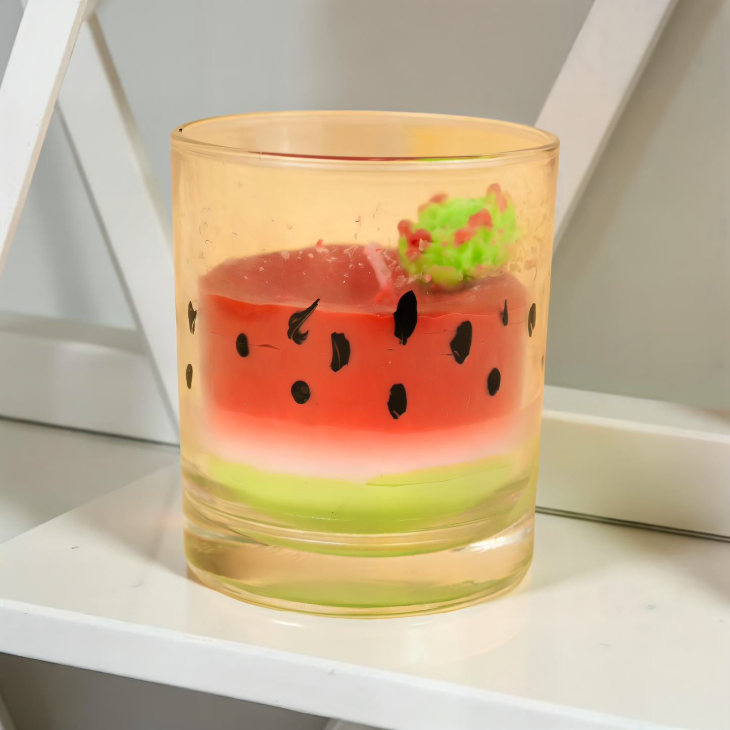 Watermelon Glass Jar Scented Candle