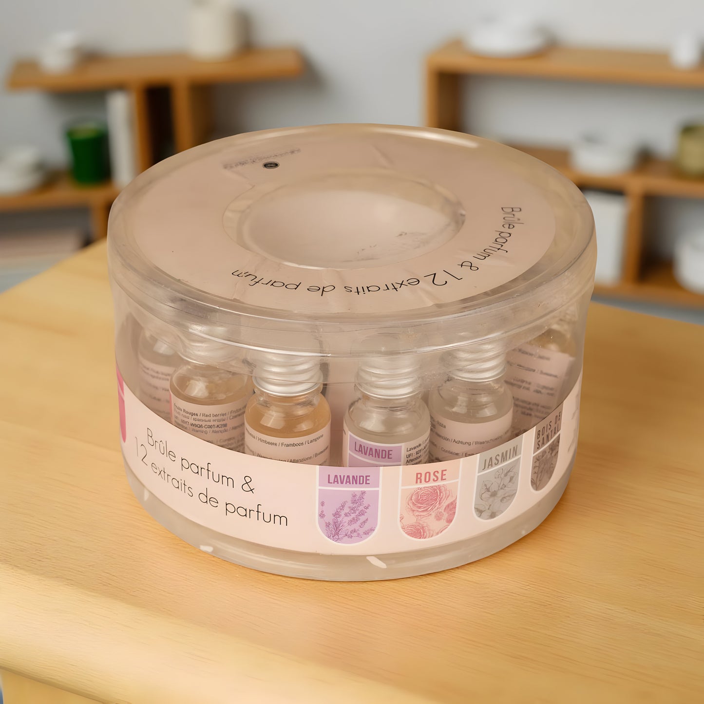 Ceramic Aroma Diffuser with 12 Fragrance Oils