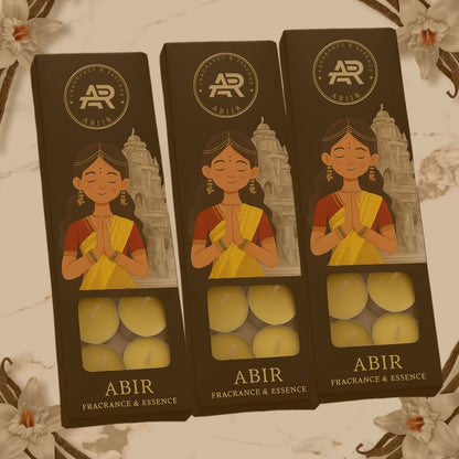 Bourbon Vanilla Tealight Candles – Pack of 10