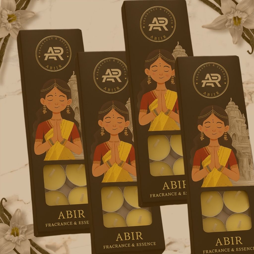 Bourbon Vanilla Tealight Candles – Pack of 10