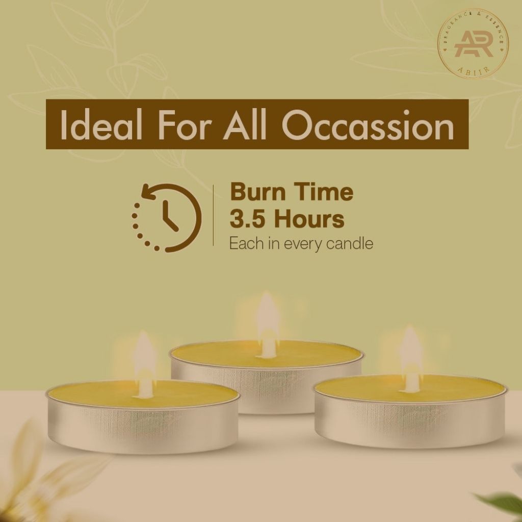 Bourbon Vanilla Tealight Candles – Pack of 10