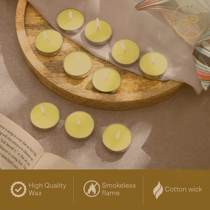 Bourbon Vanilla Tealight Candles – Pack of 10