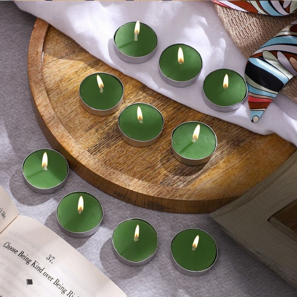 Lemongrass Tealight Candles – Pack of 10