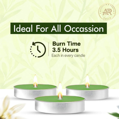 Lemongrass Tealight Candles – Pack of 10