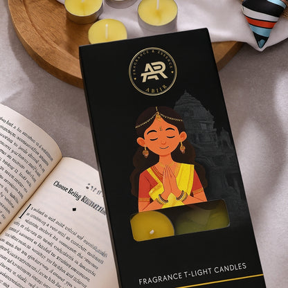 White Jasmine Tealight Candles – Aromatherapy & Relaxation