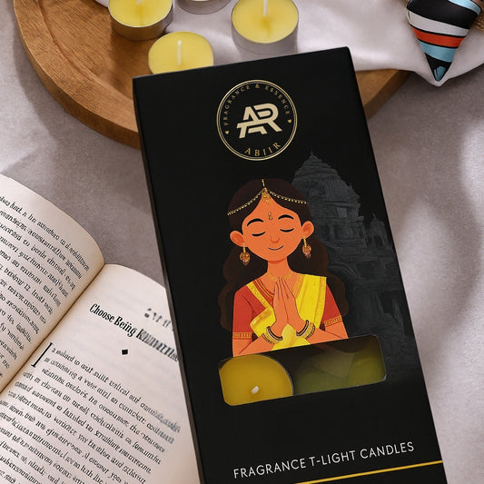 White Jasmine Tealight Candles – Aromatherapy & Relaxation