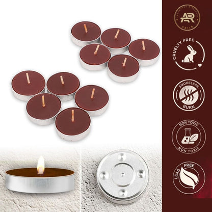 Indian Sandalwood Tealight Candles – Pack of 10