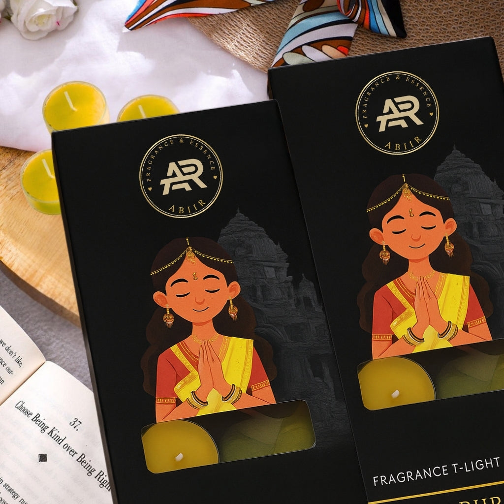 White Jasmine Tealight Candles – Aromatherapy & Relaxation