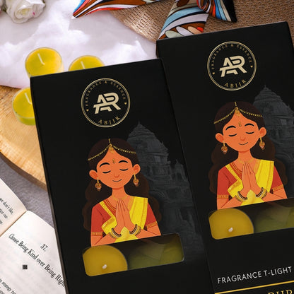 White Jasmine Tealight Candles – Aromatherapy & Relaxation