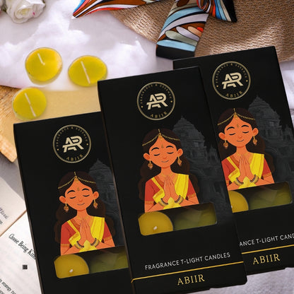 White Jasmine Tealight Candles – Aromatherapy & Relaxation