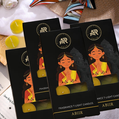 White Jasmine Tealight Candles – Aromatherapy & Relaxation