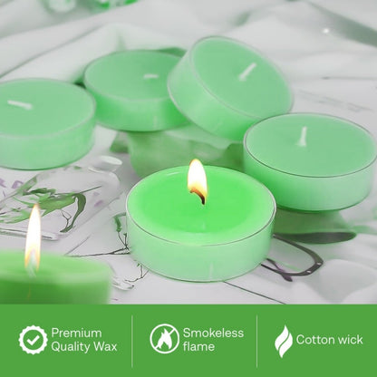 White Jasmine Tealight Candles – Aromatherapy & Relaxation