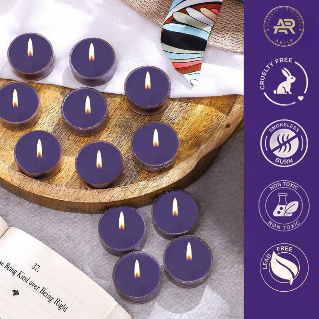 White Jasmine Tealight Candles – Aromatherapy & Relaxation