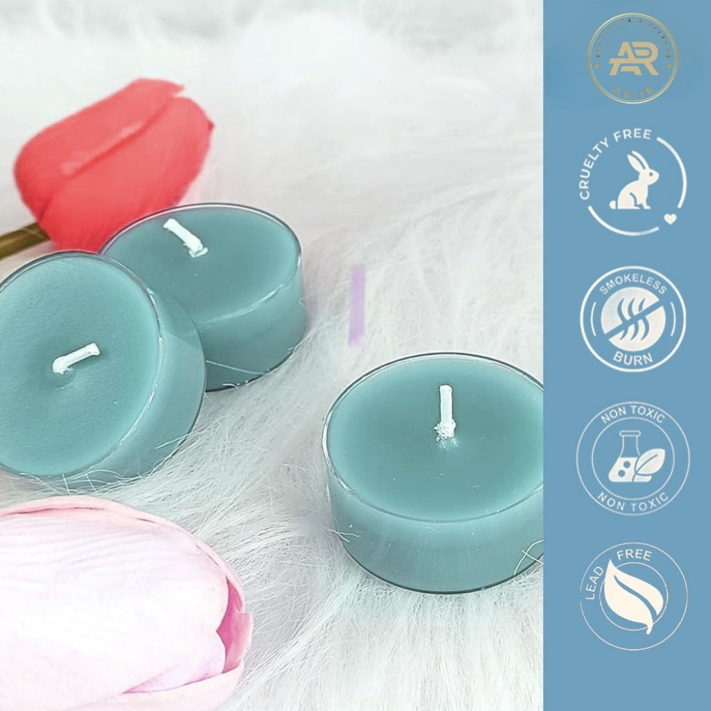 White Jasmine Tealight Candles – Aromatherapy & Relaxation